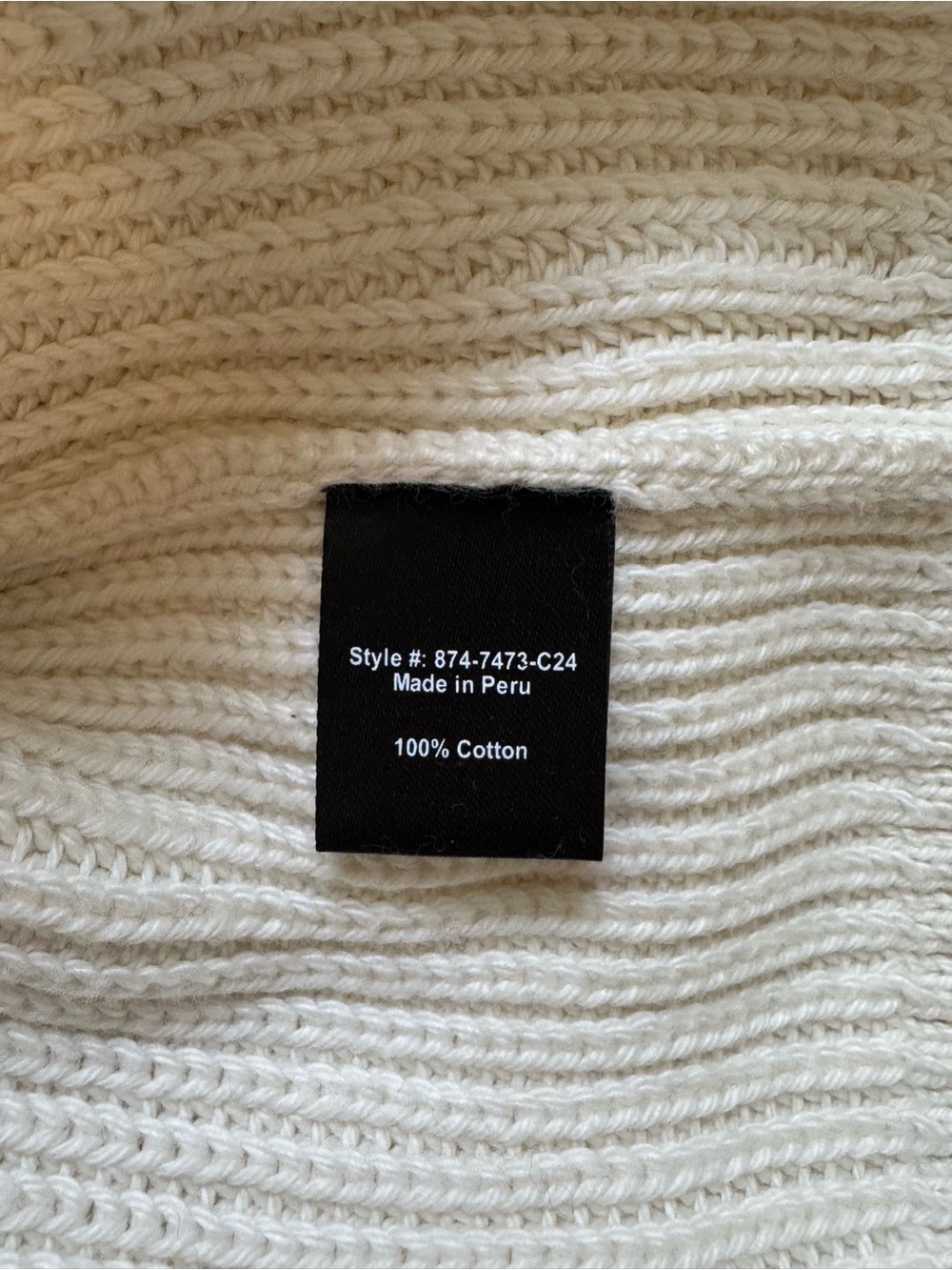 Jenni Kayne, Cotton Hayes Crewneck Cardigan, Ivory, Size XS, NWT - Picture 8 of 8